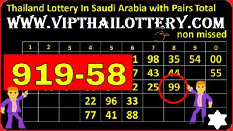 Thailand Lotto Saudi Arabia Pairs Total Lucky Papers 01.12.2023.
